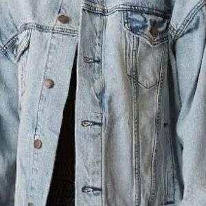 Free People Trucker Jacket  Denim Jacket